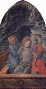 Fra Filippo Lippi The Dead Christ Supported by Mary and St.John the Evangelist oil painting on canvas